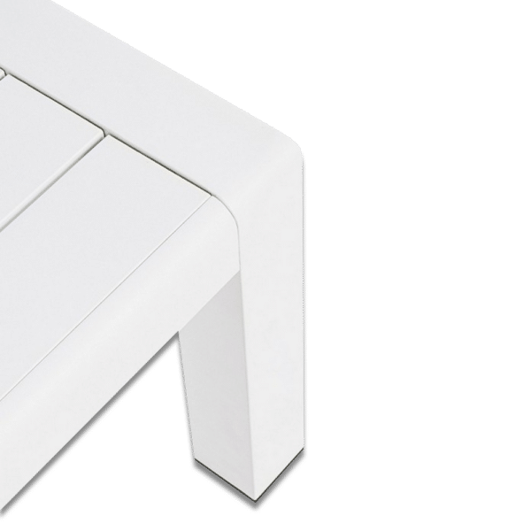 mobilier de jardin Konnor blanc Bizzotto qualité Piscine & Spas Avelin