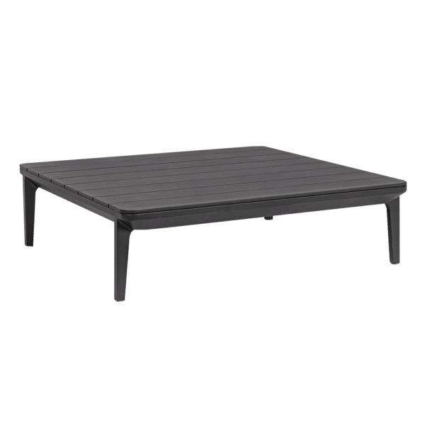 Mobilier aluminium noir design table basse Piscine & Spas Lille