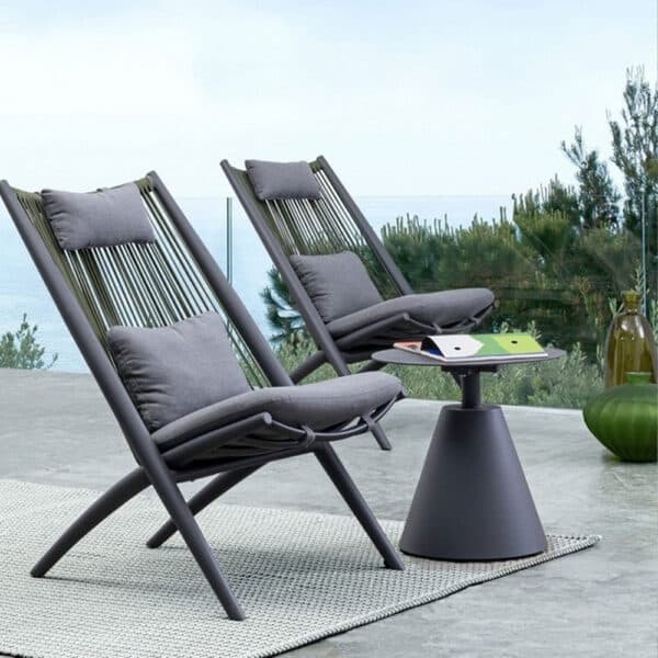 set Aloha gris mobilier Bizzotto relax outdoor Nord Pevele Piscine et Spas