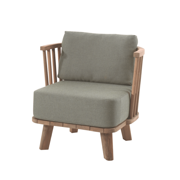 fauteuils Casablanca Gescova design élégant gris et bois Piscine & Spas