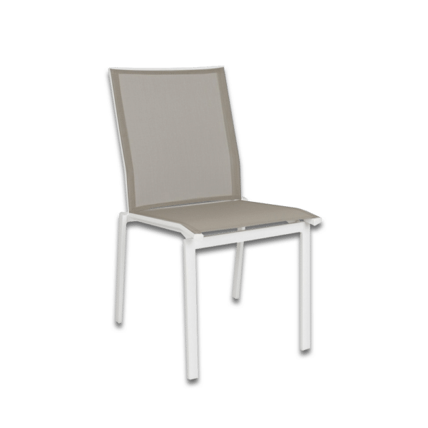 Chaise d'extérieur Bizzotto Cruise beige pour terrasse Seclin Piscine & Spas