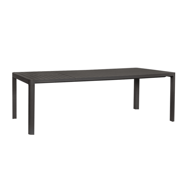 Table extensible Bizzotto Kiplin gris anthracite style contemporain Lille Piscine & Spas