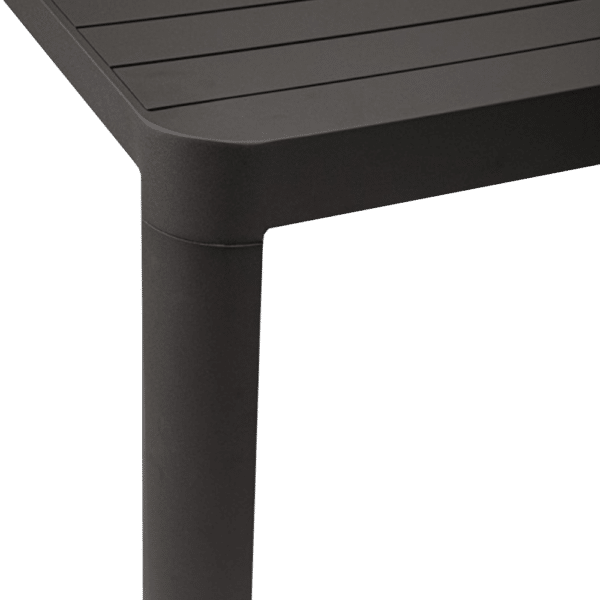 Table Kiplin Bizzotto aluminium gris élégance Avelin piscines et spa