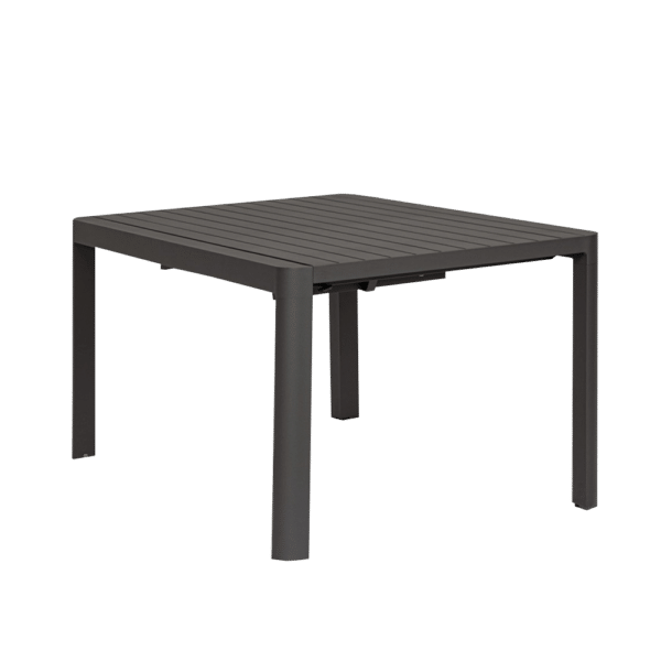 Table extensible Kiplin Bizzotto aluminium gris pour terrasse Avelin piscines et spa