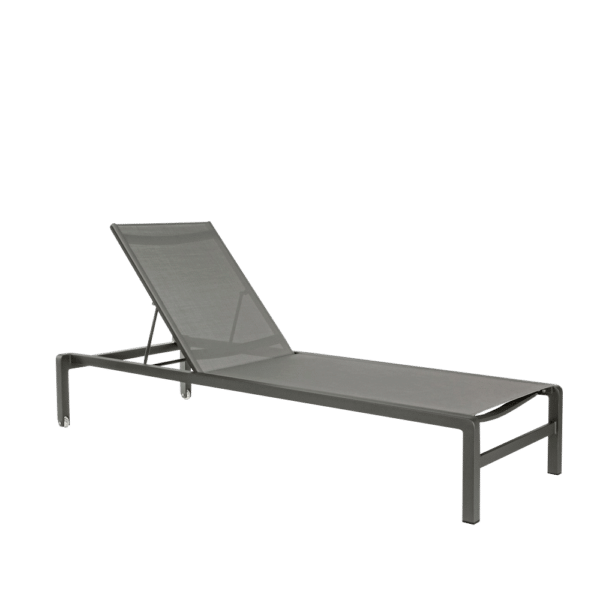 bain de soleil Konnor gris relax jardin Bizzotto Pevèle Piscine et spas